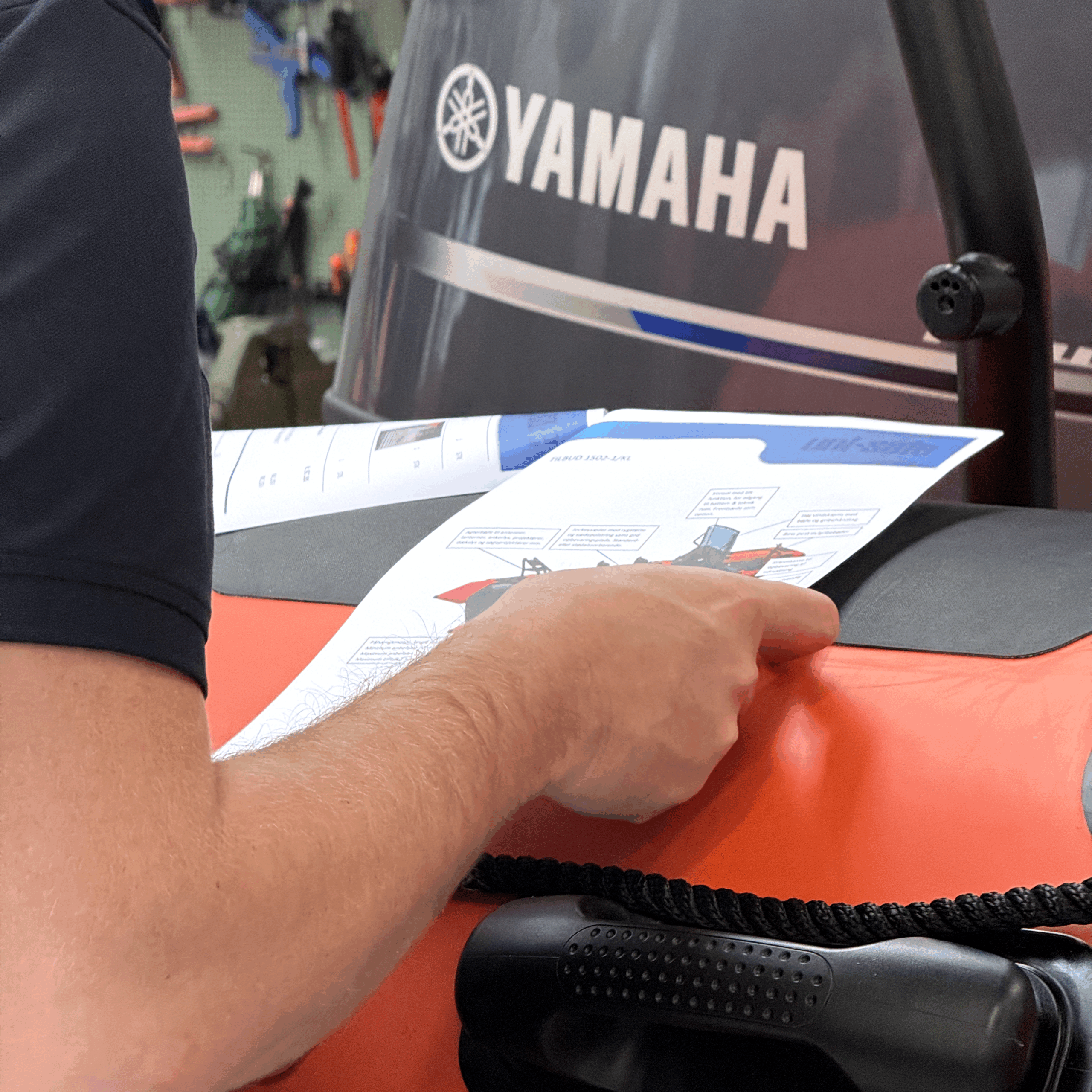 Tilbud på RIB-båd med Yamaha påhængsmotor